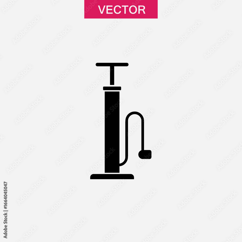 Poster air pump icon simple vector isolated symbol vector illustration for web and app..eps