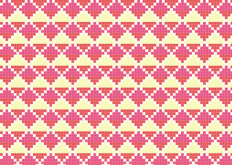 和をイメージしたドット柄 タイル 背景