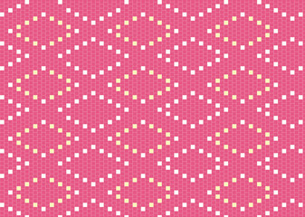 和をイメージしたドット柄 タイル 背景