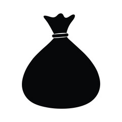 money-sack-icon, wealth-symbol-silhouette, cash-bag-outline, currency-sack-shape, finance-bag-symbol,