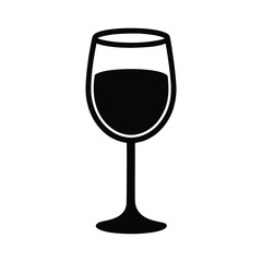 wine-bread-icon, celebration-symbol-silhouette, festive-meal-outline, religious-food-shape