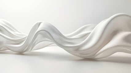 The artistic form of white lines