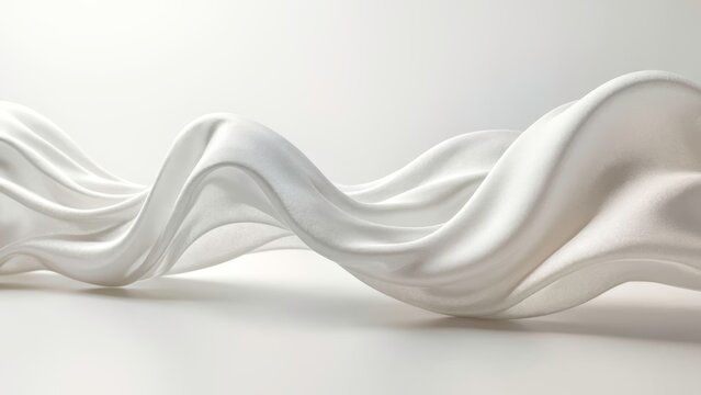 The artistic form of white lines