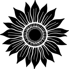 black and white mandala, flower, pattern, vector, floral, design, nature, illustration, art, decoration, leaf, sun, summer, seamless, ornament, plant, color, spring, element, flowers, wallpaper, bloss