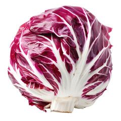 Obraz premium Radicchio, clipping path isolate on transparency background