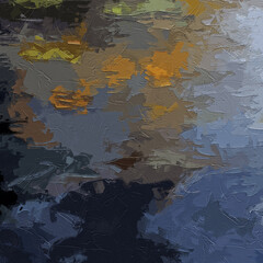 Various oil paintings, floral landscapes, streams, chrysanthemums, horses, cottages, birds, plum blossoms