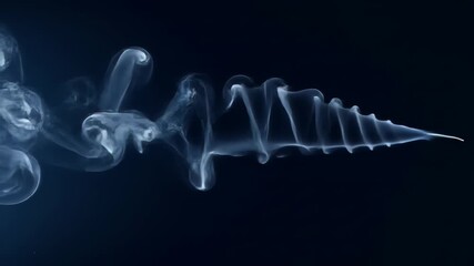 Translucent Spiral Smoke Pattern on Dark Background
 - Powered by Adobe