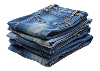 Raw denim jeans