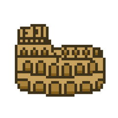 rome Italy travel pixel art