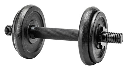 Fitness Dumbbell Isolated on White Background