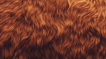 Naklejka premium A flat fur texture with long, flowing strands in shades of black and gray