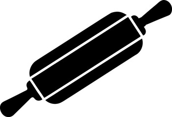 Baking with a Rolling Pin and Dough Graphic