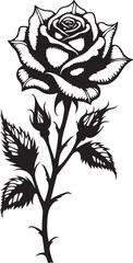 Vintage Rose Tattoo Design Bundle