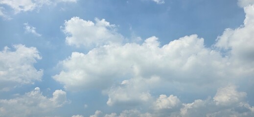 blue sky with clouds