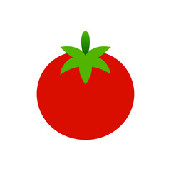 Vibrant red tomato fruit vegetable vector illustration scalable graphic for design projects