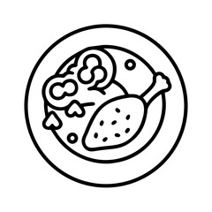 Monochrome black abstract background for dramatic or elegant presentations