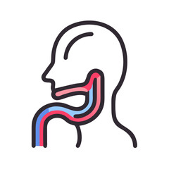 Human head silhouette with veins graphic on dark background