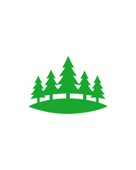Obraz premium vector logo for forest reforestation