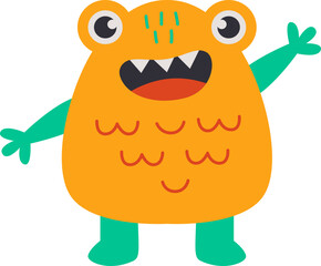 Cute Monster Illustration