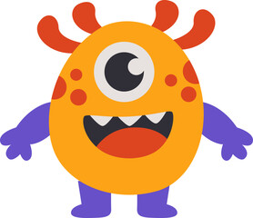 Cute Monster Illustration