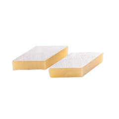 Badam Katli two Pieces on a Transparent PNG Background