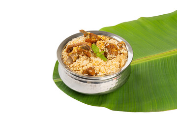 Mutton Pulao with Small Grain Rice on a Transparent PNG Background