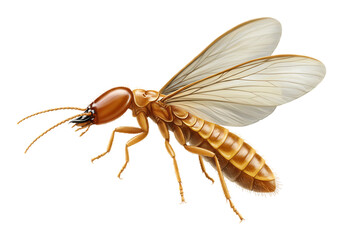 Termite swarmer insect isolated on transparent background
