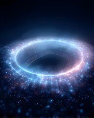 Obraz premium stadium atmoshere with performance, optical, entertainment