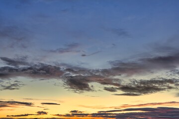 Sky Replacement Warm Sunrise Morning Clouds