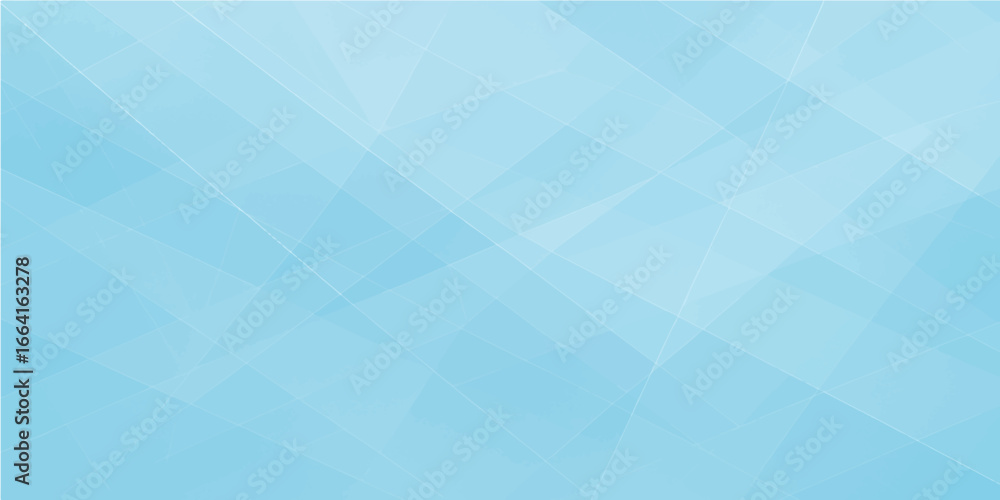 Poster blue abstract geometric background with triangle pattern and modern design