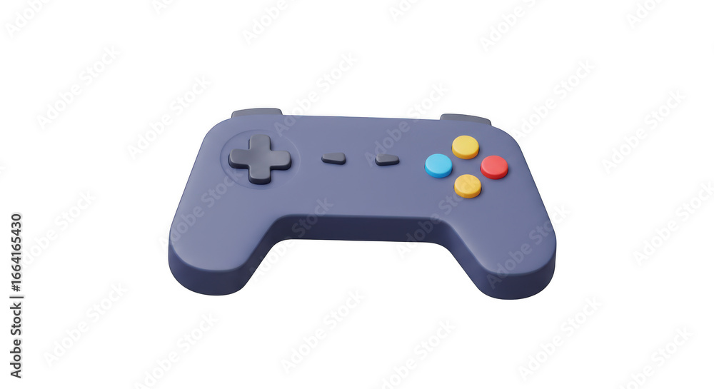 Aufkleber simple gamepad controller isolated on transparent background