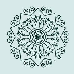 Abstract Mandala Design
