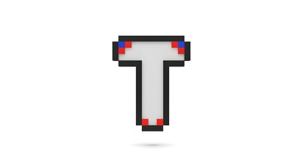 Fototapeta premium letter T