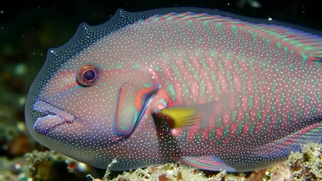 Close-up of a colorful fish (1)