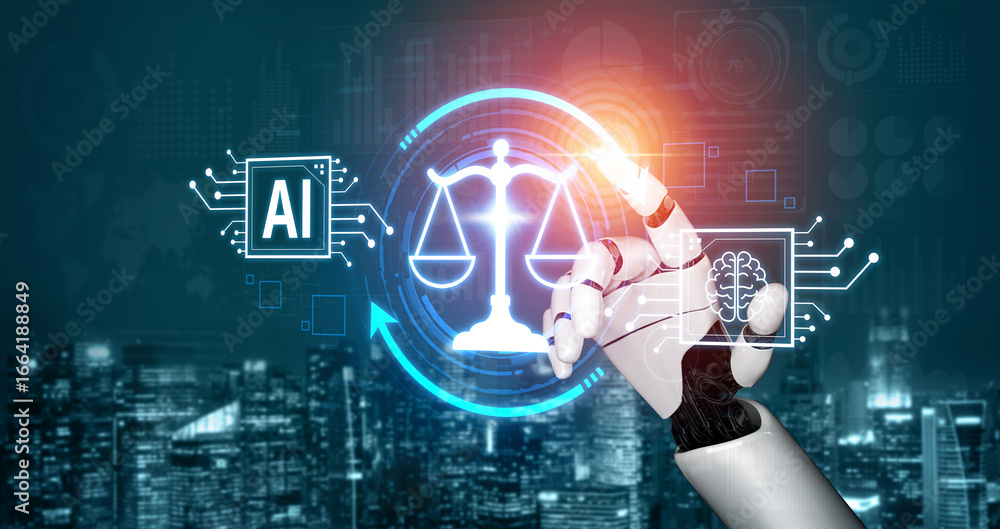 Poster ai ethics ensures fairness, transparency, and responsibility in intelligent systems, guiding safe an
