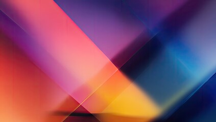 Abstract vibrant color interplay
