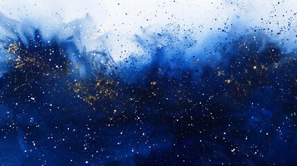 Indigo starry night stargazing adventure on transparent background