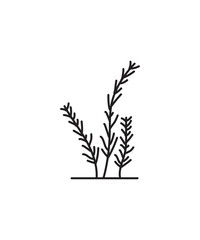 plant icon, vector best line icon.