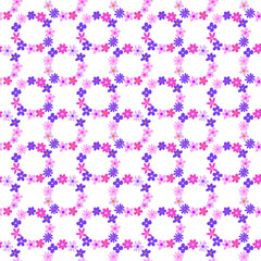 Seamless pattern minimalist repeating background with flowers. Fabric wallpaper print texture. Perfectly for backdrop, wrapped paper, linen.