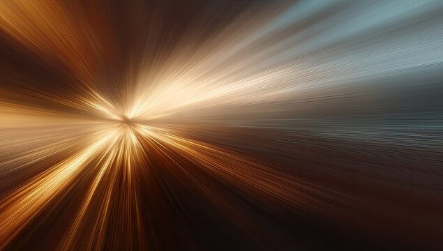 Abstract radial burst of light and color