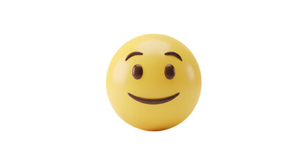 Fototapeta premium Pixel Art Smiley Face Emoji Suspicious Expression isolated on transparent background