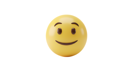 Pixel Art Smiley Face Emoji Suspicious Expression isolated on transparent background