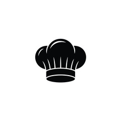 Black Chef's Hat Illustration, Transparent PNG, Culinary Design, Professional Cookware