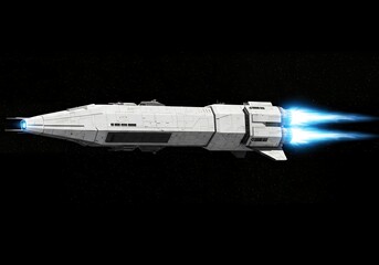 Interplanetary Cargo Spaceship Icon