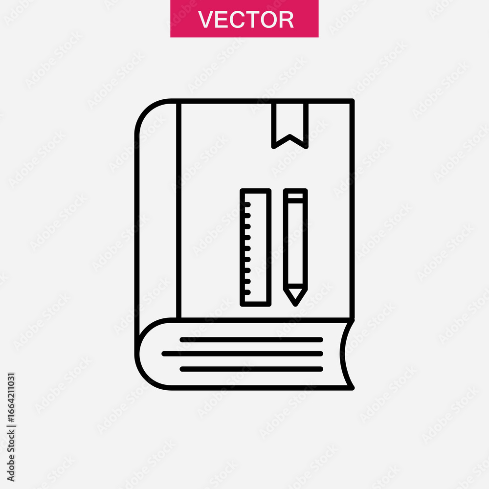 Poster brand guidelines icon flat vector simple illustration for web and app..eps