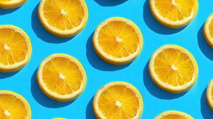 Obraz premium Citrus slices pattern