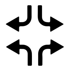 Black and white arrow icons set: a collection of vector pointers, symbols, and signs for web design...