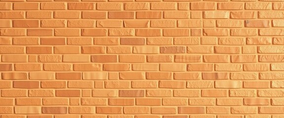 Fototapeta premium Sleek, textured ceramic brick tile wall in warm earthy tones, backdrop, modern