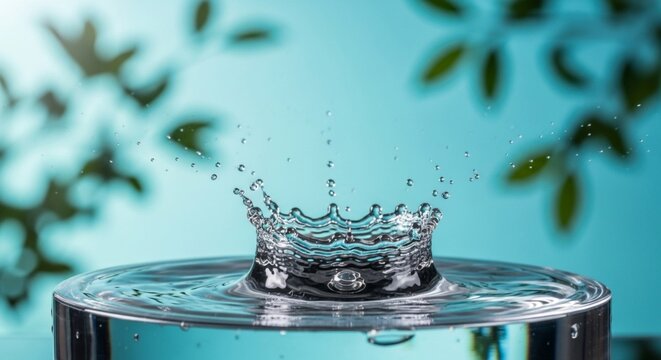 Crystal Clear Water Splash Photography in High Definition.