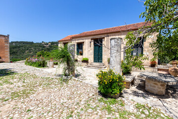 The Saint George Monastery on the island of Crete (Greece)